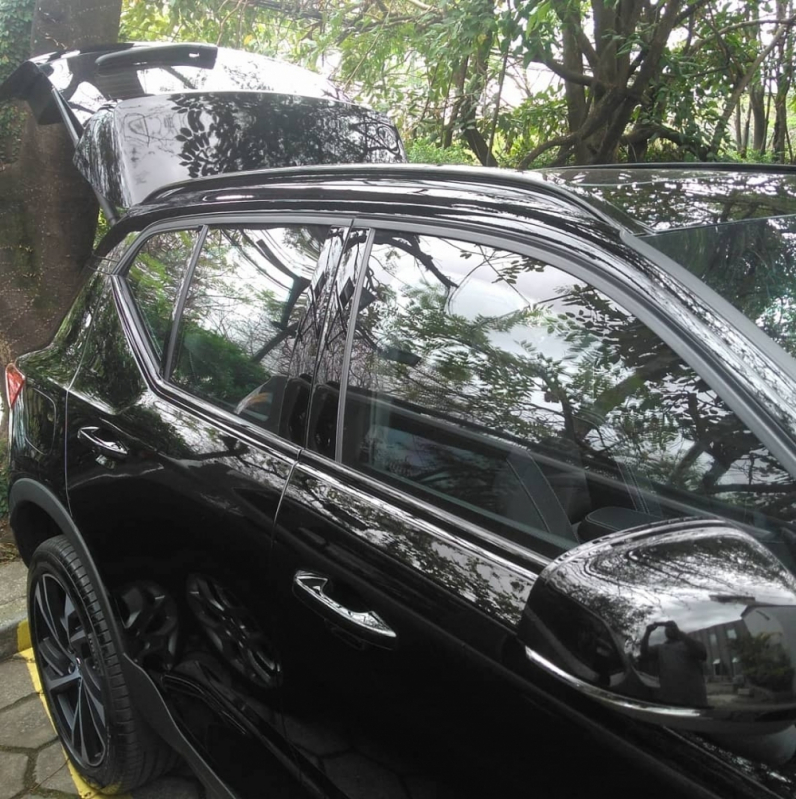 Colocação de Película de Proteção Automotiva Parque do Otero - Película Espelhada Automotiva